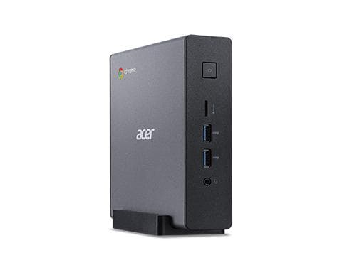 Acer Chromebox CXI4 - Mini PC - 1 x Core i3 10110U / 2,1 GHz - RAM 8 GB - Flash - eMMC 64 GB - UHD-grafik - GigE - WLAN: Bluetooth 5.0, 802.11a/b/g/n/