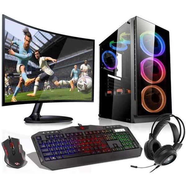 VIST Ryzen 5 Gaming Kit - 32 GB RAM - RTX 3060 - 1 TB M.2 SSD - LCD 24 - Windows 11 Pro
