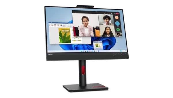 Lenovo ThinkCentre Tiny-in-One 24 Gen 5 - LED-skärm - 61 cm (24") (23,8" synlig) - 1920 x 1080 Full HD (1080p) @ 60 Hz - IPS - 250 cd/m² - 1000: 1 - 4 Svart