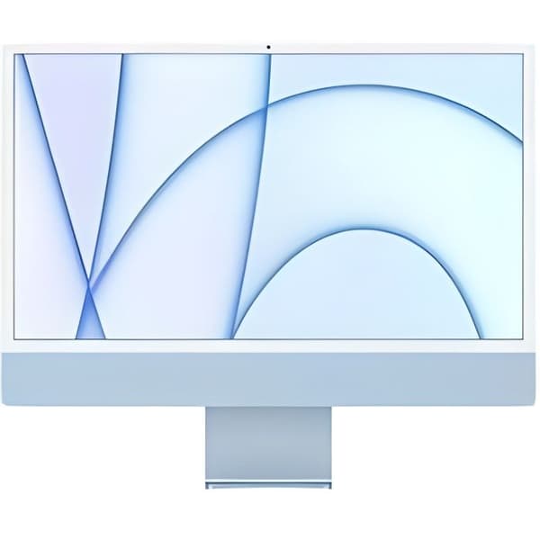 iMac 24" 2021 M1 3,2 Ghz 8 GB 256 GB 8-core GPU Blå - Renoverad - Utmärkt skick- REFURBISHED