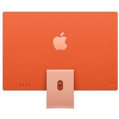 iMac 24" 2021 M1 3,2 Ghz 16 GB 256 GB 8-kärnig GPU Orange - Renoverad - Utmärkt skick- REFURBISHED