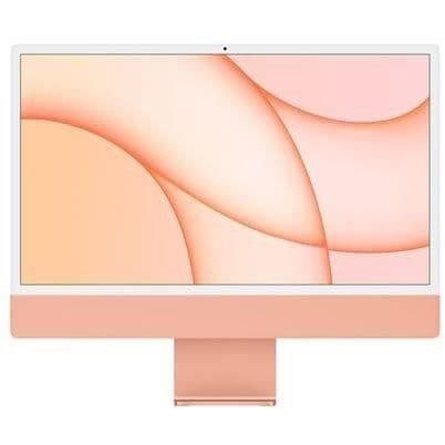 iMac 24" 2021 M1 3,2 Ghz 16 GB 256 GB 8-kärnig GPU Orange - Renoverad - Utmärkt skick- REFURBISHED