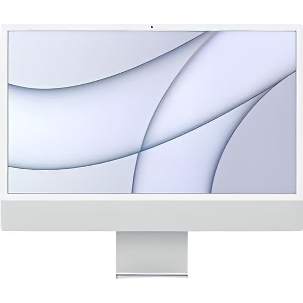 iMac 24" 2021 M1 3,2 Ghz 8 GB 256 GB 7-core GPU Silver - Renoverad - Utmärkt skick- REFURBISHED
