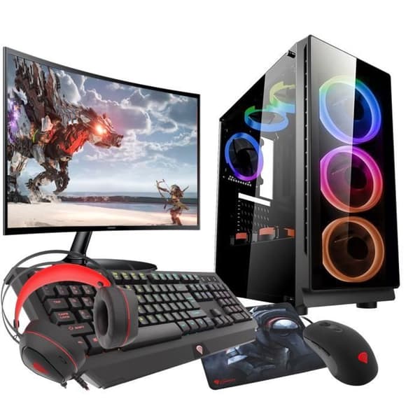 VIST Ryzen 5 Gaming Kit - 64 GB RAM - RX 6600 - 1 TB M.2 SSD - LCD 24 - Windows 11 Pro