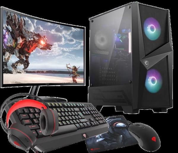VIST CORE i5 11400F speldator - 16 GB RAM - RTX 3050 - 1 TB M.2 SSD - LCD 24 - Windows 11 Pro