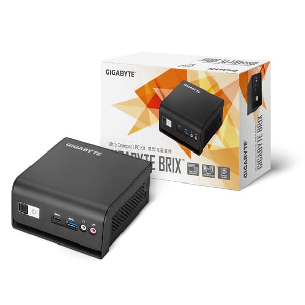 Desktop PC Gigabyte Brix  Intel Pentium N6005 up to 2.8 GHz, 1 x SO-DIMM DDR4, m.2 SSD