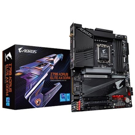 Gigabyte Motherboard Z790 AORUS ELITE AX DDR4 - ATX - Socket LGA1700 - AMD Z790