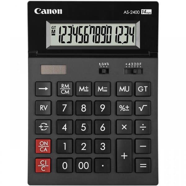 Kalkulator AS-2400 HB EMEA 4585B001 Sort