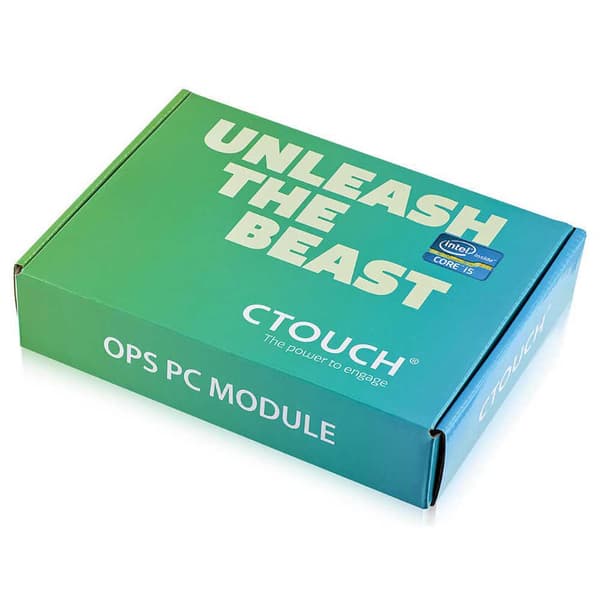 Ctouch Ssd Stationär Pc Ops Core I3-8145u/8gb/128gb Svart One Size / EU Plug