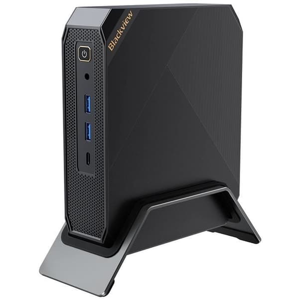 Blackview MP200 Mini PC Intel Alder Lake i5-12450H, Windows 11 Pro, 16 GB DDR4-1 TB SSD, Mini Desktop Computer, WiFi 6 - Svart