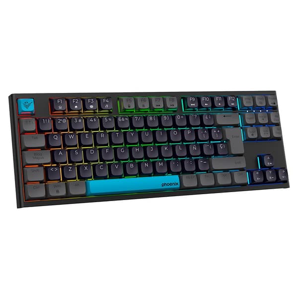 Phoenix Technologies Pelinäppäimistö Royal Pbt Harmaa