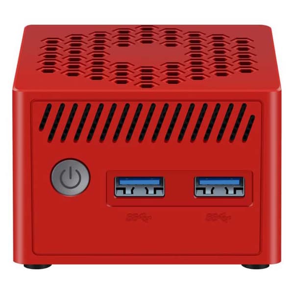 Leotec Pöytätietokone Lempc06r N100/8gb/128gb Ssd Punainen