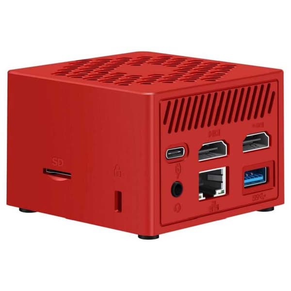 Leotec Desktop Pc Lempc07r N100/12gb/256gb Ssd Rød Rød