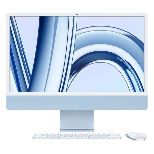 Apple Imac 4k 24´´ M3 8cpu 10gpu/8gb/512gb Ssd Silver Blå