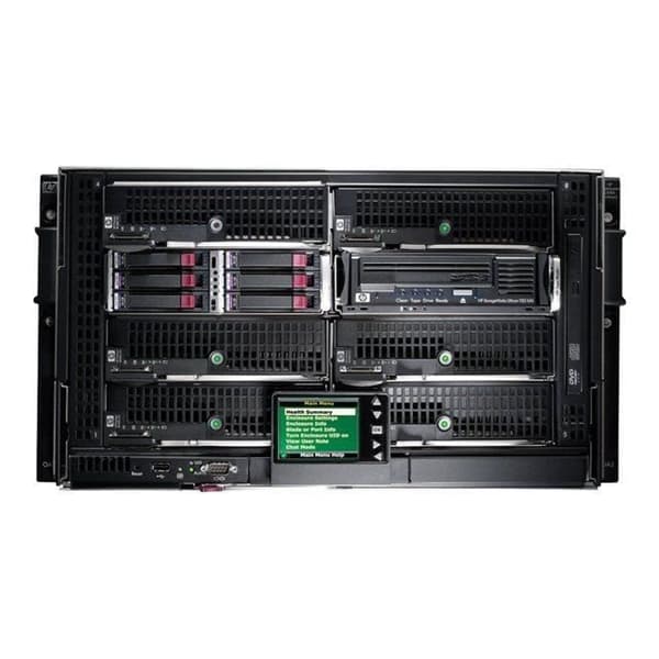HP BLc3000-hölje med 4 nätaggregat och 6 fläktar...- REFURBISHED