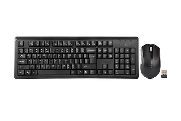 Wireless Keyboard Set A4TECH 4200N Sort