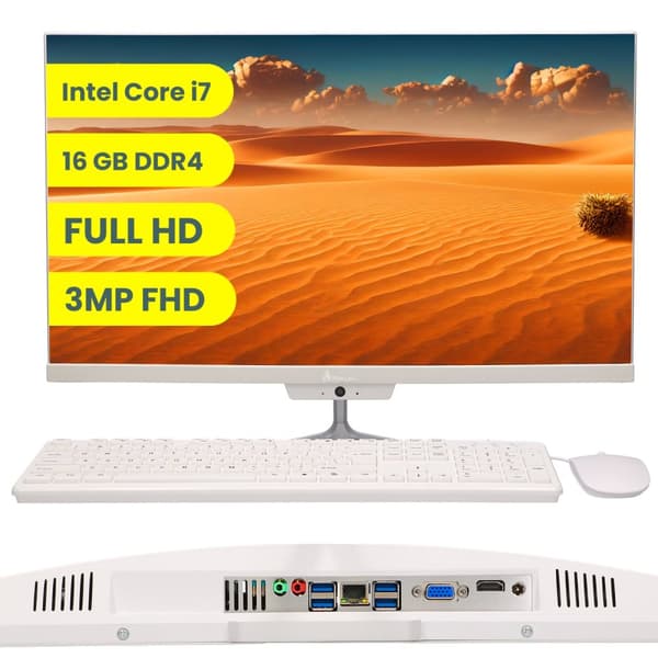 Extralink 24" Allt-i-ett PC Business | Datorset | Intel i7-11370H, 16GB DDR4, 512GB SSD, tangentbord, mus, kamera