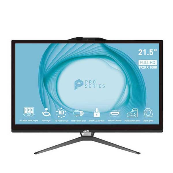 Msi Pro Ap222t 13m-214es 21.5´´ I5-13400/8gb/256gb Ssd Alt-i-én-pc