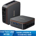Miniatyrbild 1 av 6: Mini PC Blackview MP20 Intel Twin Lake N150 3.6GHz Max 16 Go 512 Go/SSD 2To, Windows 11 Pro, Wifi 6, 4K UHD Display NETFLIX - Grå