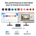 Miniatyrbild 4 av 4: Mini PC - 16GB RAM 512GB SSD-lagring,Blackview MP60 Mini Desktop Computer,Windows 11 Pro,WiFi 2.4G+5G,Intel Celeron N5095 Black