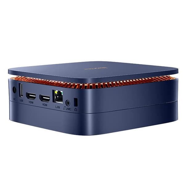 Blackview MP60 Mini PC - 16 GB RAM 1 TB M.2 SSD-lagring, Windows 11 Pro, WiFi 2,4G+5G, Intel Alder Lake N95, 3,40 GHz - Blå