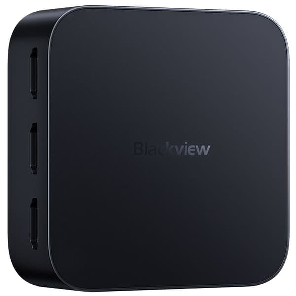 Blackview MP80 Mini PC - 16 GB RAM 1 TB M.2 SSD-lagring, Windows 11 Pro, WiFi 2,4G+5G, Intel Alder Lake N97, 3,60 GHz - Blå