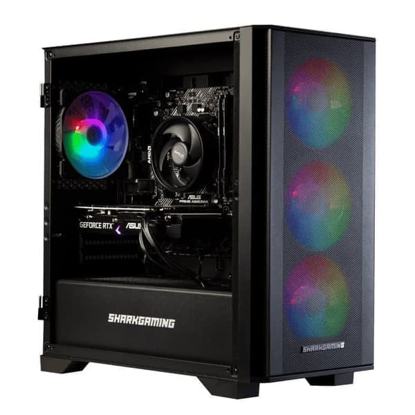 Shark Maelstrom R501 Gaming PC /R5-5500, RTX 3050 6G, 1TB NVMe, 16GB, Air Cooler, Windows 11 home Shark Maelstrom R501 Gaming PC /R5-5500, RTX 3050 6G, 1TB NVMe, 16GB, Air Cooler, Windows 11 home