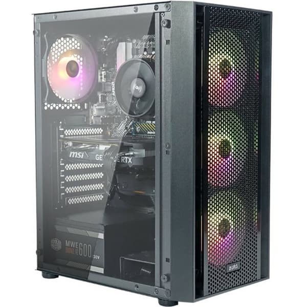Stasjonær PC CoolPC PUMA AMD Ryzen 5 AMD Ryzen 5 5500U 16 GB RAM 500 GB SSD Nvidia Geforce RTX 4060