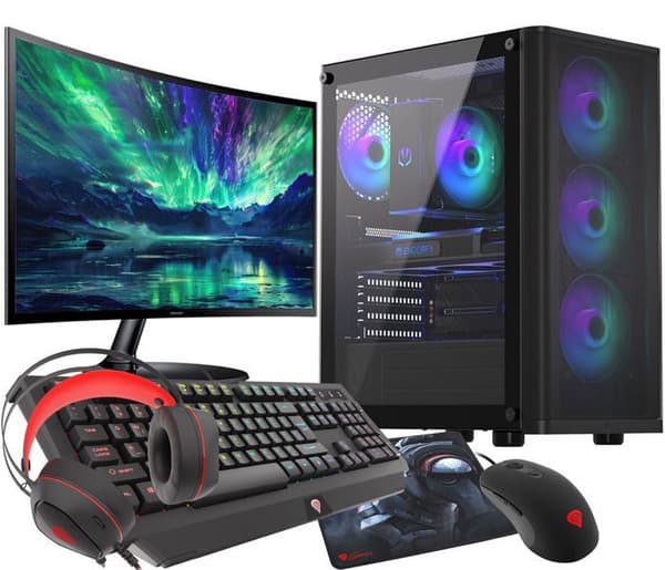 VIST VENTUM PC Gaming Ryzen 7 3700X - 32 GB RAM - RTX 4060 - 1 TB M.2 SSD - WIFI - 27" - Windows 11 Pro