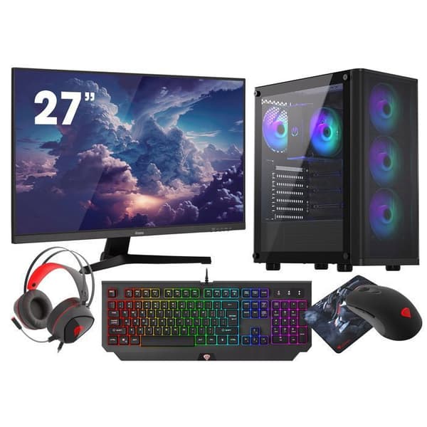 VIST Gaming Ryzen 7 5700G - 32 GB RAM - RX VEGA - 1 TB M.2 SSD - WIFI - 27" - Windows 11 Pro