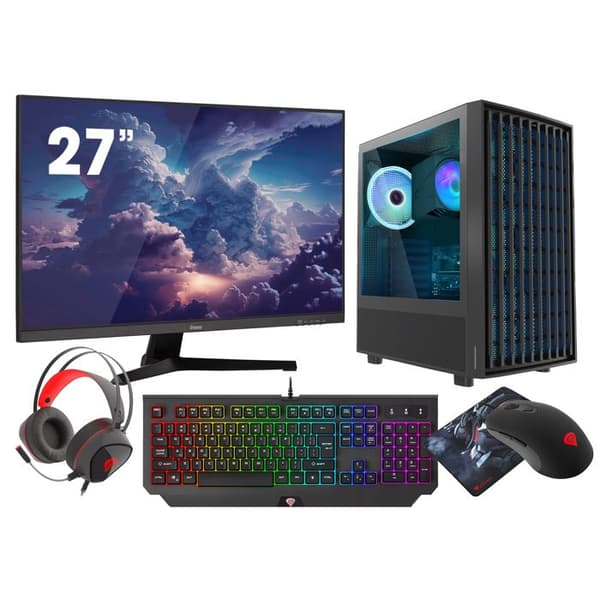 VIST Gaming Ryzen 5 5600G - 32 GB RAM - RX VEGA7 - 1 TB M.2 SSD - WIFI - 27" - Windows 11 Pro