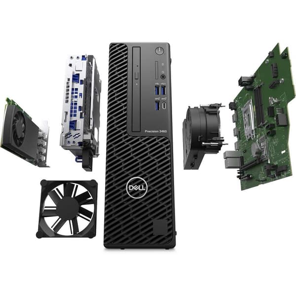 Dell Precision 3460 Sff I7-14700/16gb/512gb Ssd Stationær Pc Transparent