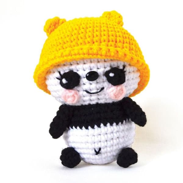 Kit MINI Amigurumi Panda 10 cm
