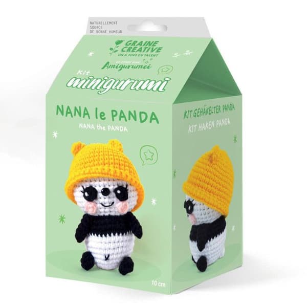 Kit MINI Amigurumi Panda 10 cm