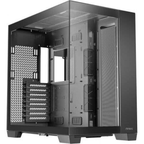 PC-chassi - Antec - C8 Svart - Stor Tur - Motståndskraftig Metall - Svart