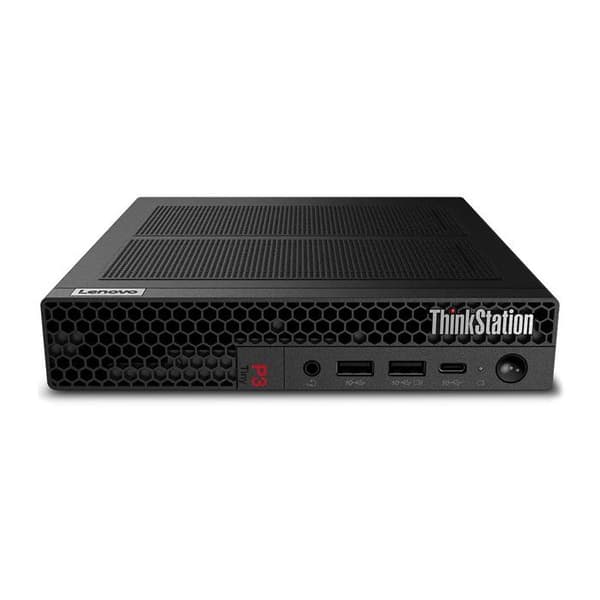 Lenovo ThinkStation P3 - minuscule Core i7 i7-14700 2.1 GHz - vPro Enterprise - 32 Go - SSD 1 To ... Svart