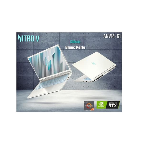 Bärbar spel-PC Acer Nitro V 14 ANV14-61-R7NL 14" WUXGA 120 Hz AMD Ryzen™ 5 16 GB RAM 512 GB SSD Nvidia GeForce RTX 4050 Bl