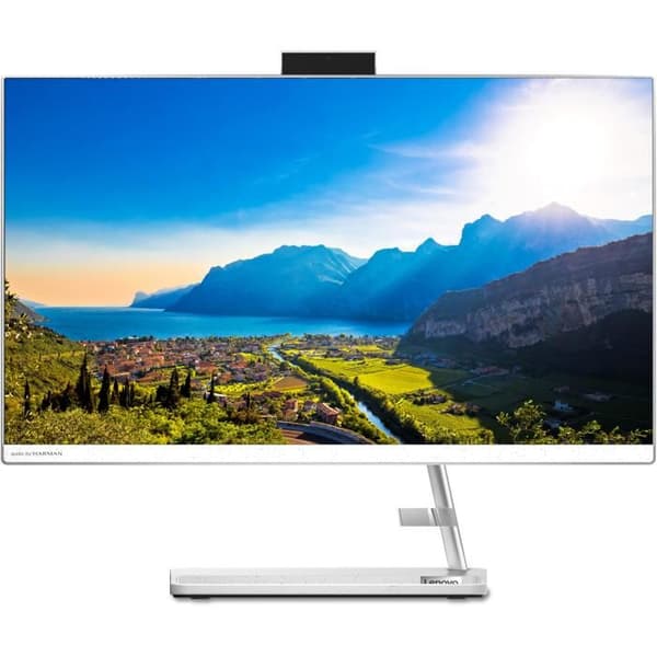 Allt-i-ett PC - LENOVO - IdeaCentre AIO 3 24ALC6 - AMD Ryzen 7 7730U - 16 GB RAM - 512 GB SSD Vit