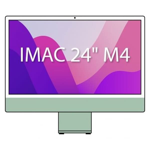All in One Apple MWUY3Y/A 256 GB SSD 23,5" M4 16 GB RAM Grøn