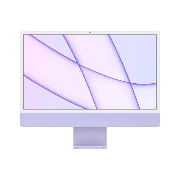 iMac 24" 2021 M1 3,2 GHz 16 GB 1 TB 8 Core GPU violetti - kunnostettu - täydellinen kunto