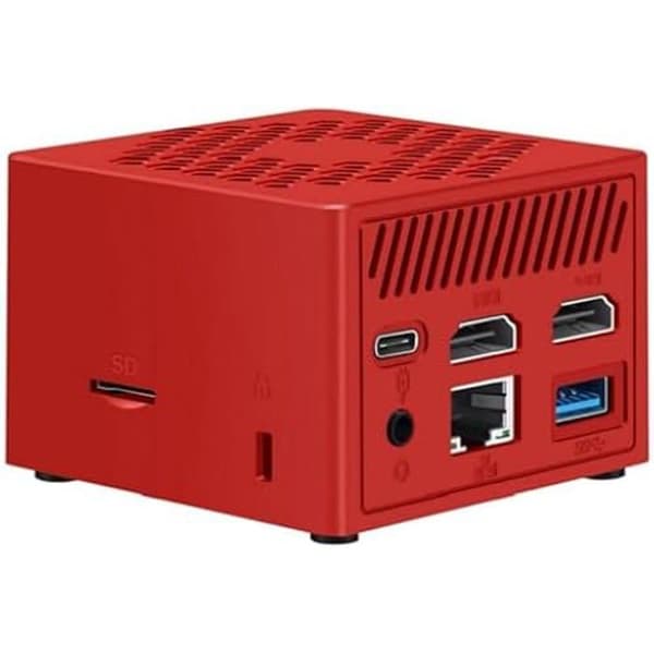 MiniPC LEOTEC N100 Intel Alder Lake N100/16GB/128GB SSD Röd Röd