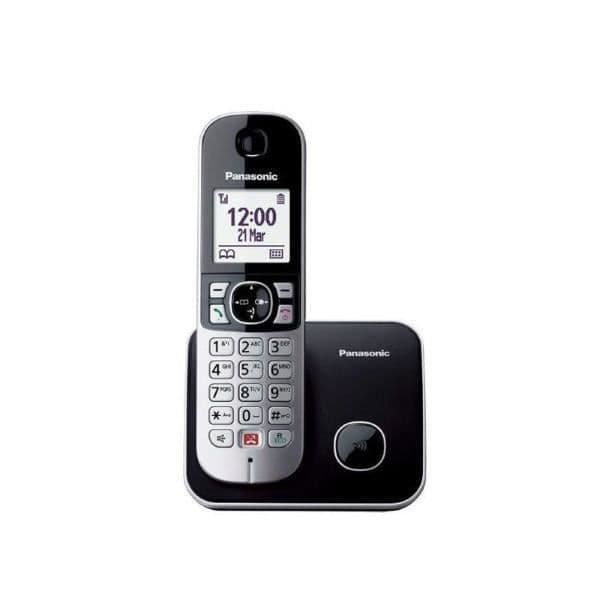 Telefono Fisso Panasonic Corp. KX-TG6851S 1,8"; LCD - färg:Nero