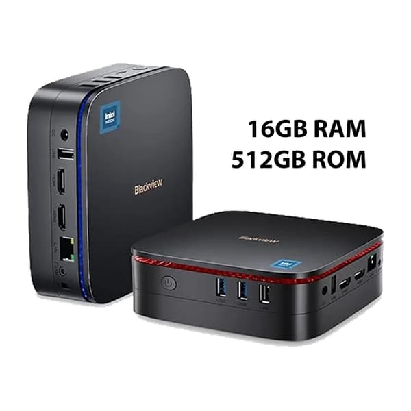 Blackview MP60 Mini PC, 16GB RAM, 512GB SSD,MP60 512GB