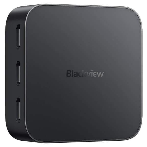 Blackview MP80 Mini PC - RAM 16 GB Lagring 512 GB M.2 SSD, Windows 11 Pro, WiFi 2,4G+5G, Intel Alder Lake N97, 3,60 GHz - Svart