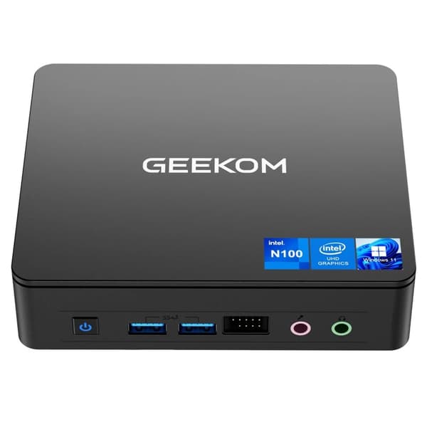 Mini-PC, Intel N100 -prosessori, 8 Gt RAM,GEEKOM Air12 Lite, EU