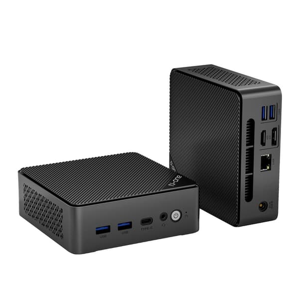 Mini PC, 16GB DDR4-minne, 512GB SSD,svart