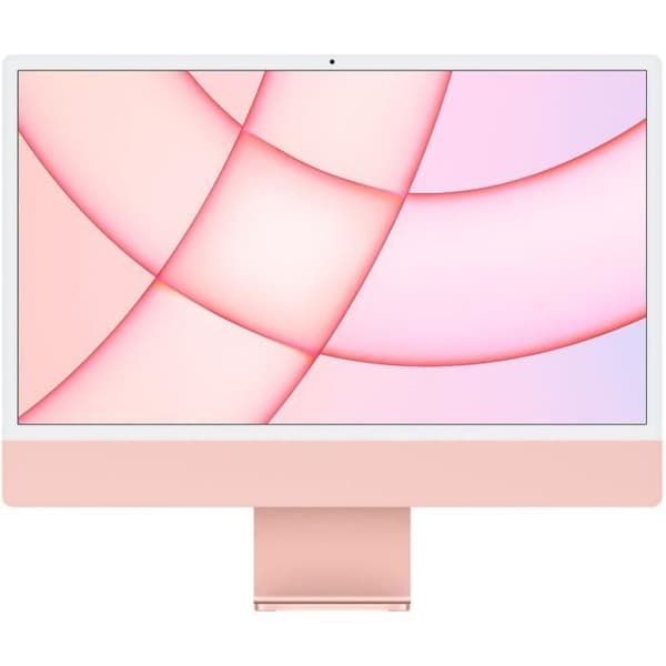 iMac 24" Apple M1 3,2 Ghz 8 Go 256 Go SSD Rosa - Apple GPU 7 - Utan tillbehör (2021) - Renoverad - Skick: Bra- REFURBISHED