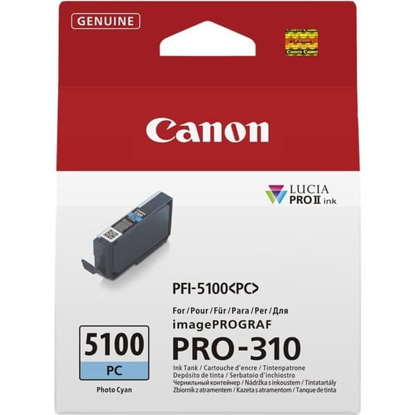 CANON 6956C001 - PFI-5100 CYAN FOTO- bläck