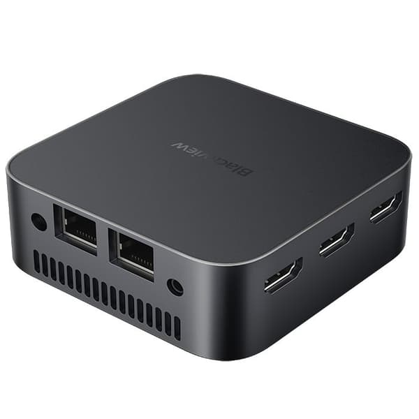 Mini PC Blackview MP80 Intel Celeron N5095 2.9GHz, Windows 11 Pro, 16GB LPDDR4-512GB SSD Mini stationär dator, Wi-Fi 2.4G+5G Svart
