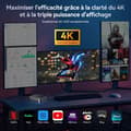 Miniatyrbild 5 av 6: Mini PC HuiDun H20 Intel Alder Lake N95 3.4GHz Max 16 Go, 512 Go/SSD 2To, Windows 11 Pro, Wifi 6, 4K UHD, 11 olika portar - Grå